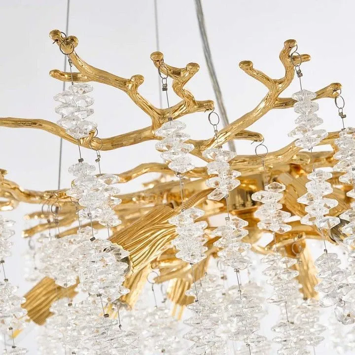 Подвесная люстра Arte Milano Веточка 230110.600.8.E14.B2 GD