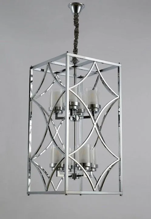 Подвесная люстра LUMINA DECO Quadrato LDP 1223-8 CHR