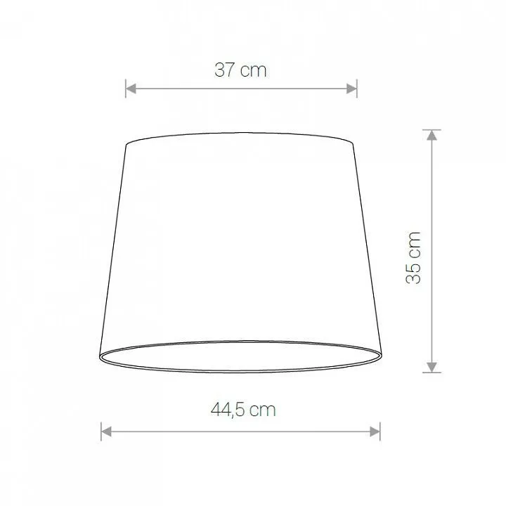 Плафон текстильный Nowodvorski Cameleon Cone M WH 8413