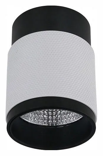 Накладной светильник iLedex Technical Delta 1955-10W-3000K-36 BK+WH