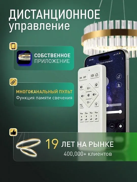 Потолочная люстра Natali Kovaltseva  LED SMART 84016
