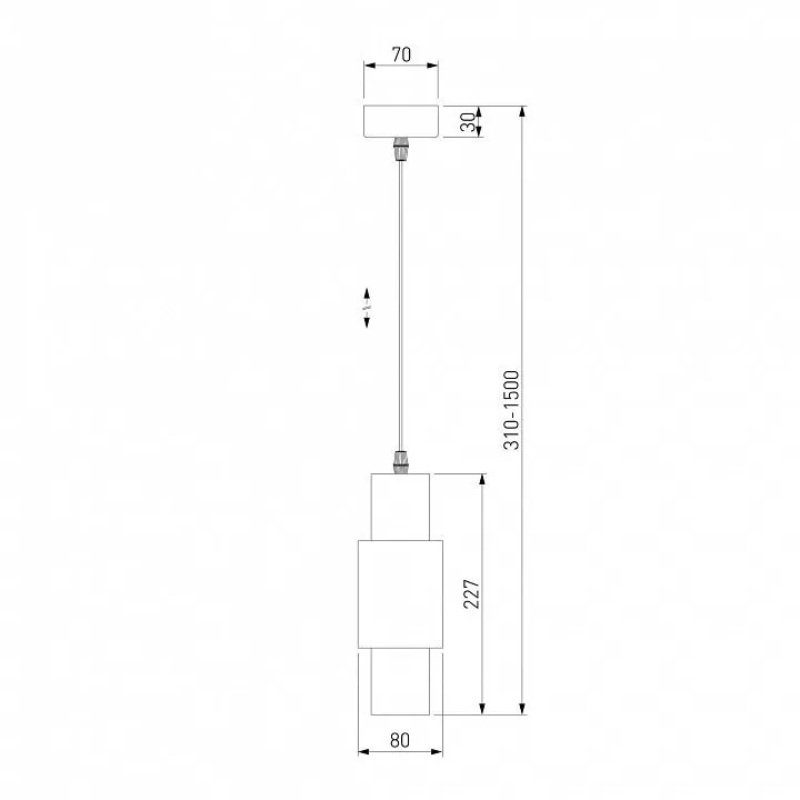 Подвесной светильник Eurosvet Bento 50204/1 LED белый/матовое серебро