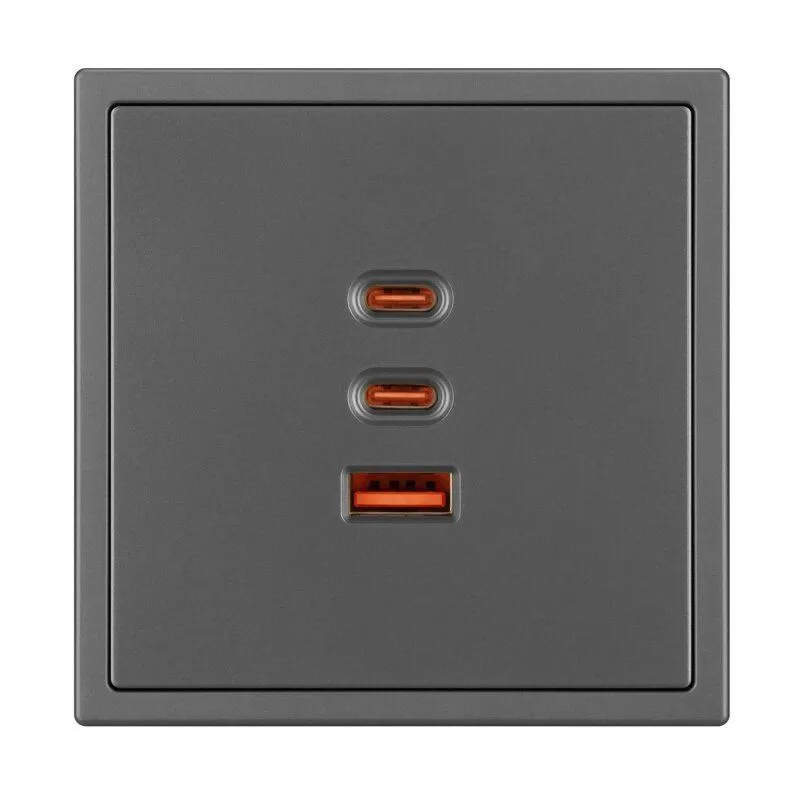 Механизм розетки 2хUSB type A и C Arlight NOBE 061837