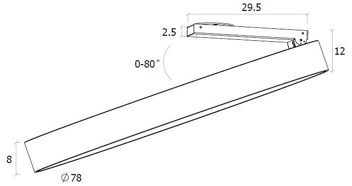 Спот DesignLed UF UF034-80-WH-NW