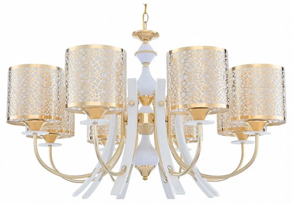 Подвесная люстра Arte Milano Florentia-6067 306067/8 Wh/Gd