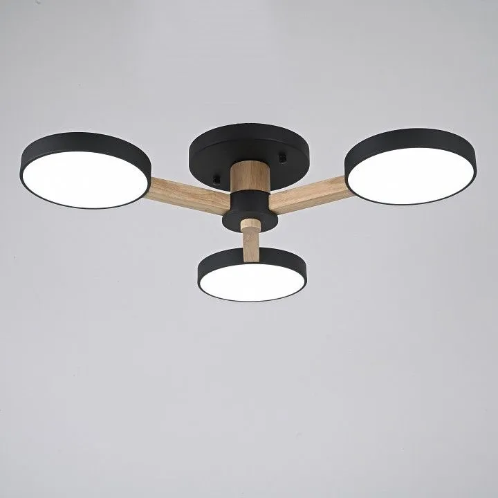 Люстра на штанге Imperiumloft TURNA Black TURNA01