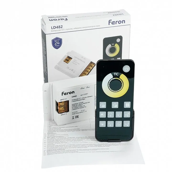 Контроллер с пультом ДУ Feron LD482 52097