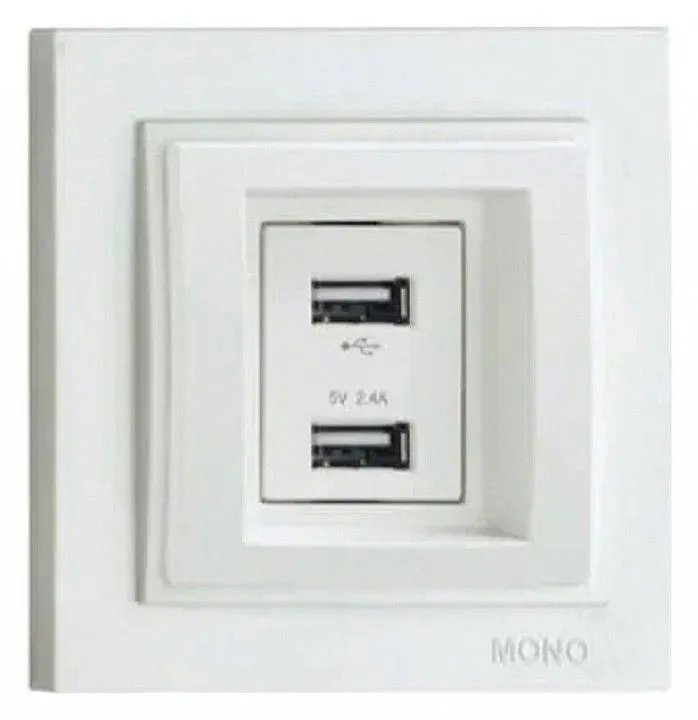 Розетка USB Mono Electric Despina 102-170005-178