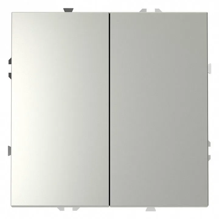 Выключатель двухклавишный без рамки Voltum S70 VLS020105
