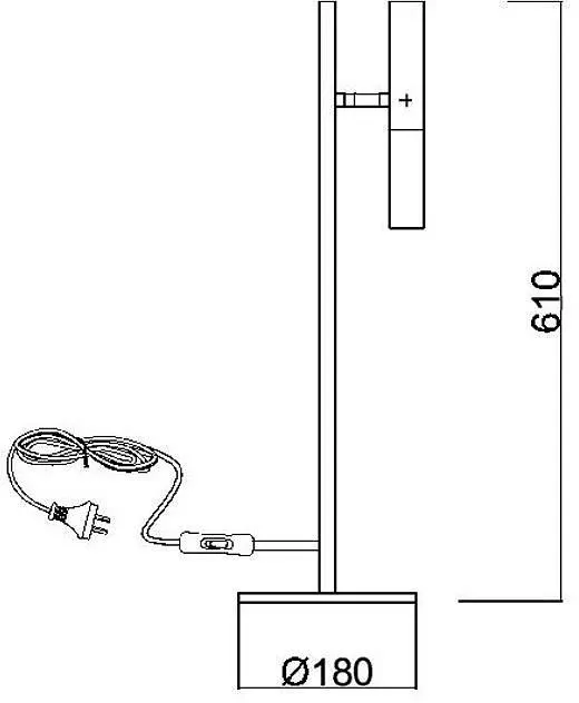 Настольная лампа декоративная ST-Luce Eclip SL1236.404.01