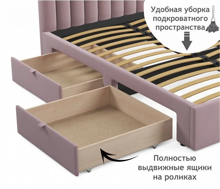 Кровать полутораспальная Milena 2000x1200
