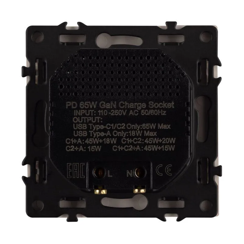 Розетка USB и type C без рамки Arlight NOBE 061836(1)