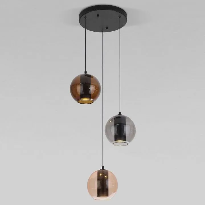 Подвесной светильник Eurosvet Cobble 50258/3 LED дымчатый/ бежевый/ шоколад Подвесной светильник Eurosvet Cobble 50258/3 LED дымчатый/ бежевый/ шоколад