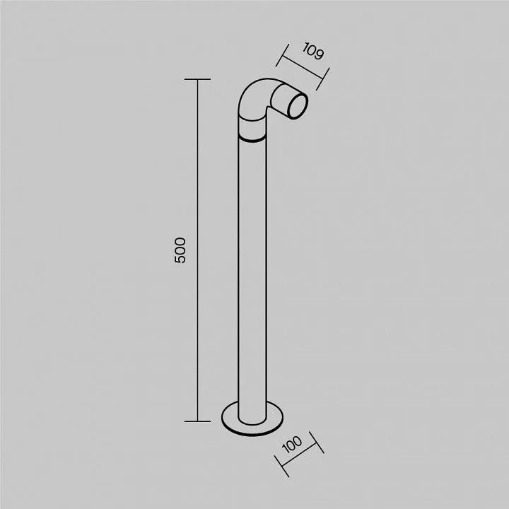 Наземный высокий светильник Maytoni Outdoor Изящный O477FL-L2GF3K