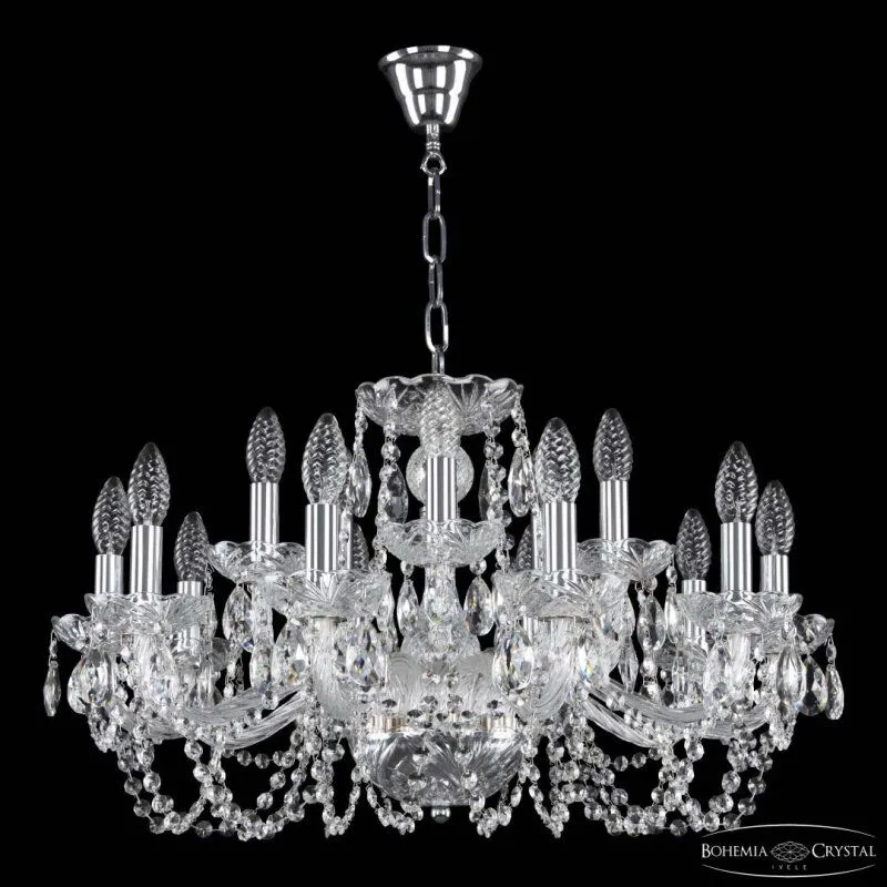 Подвесная люстра Bohemia Ivele Crystal 119 119/10+5/240 Ni