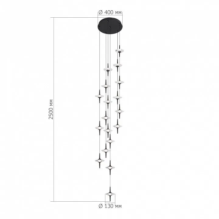 Подвесная люстра ST-Luce Zenith SL6231.403.18