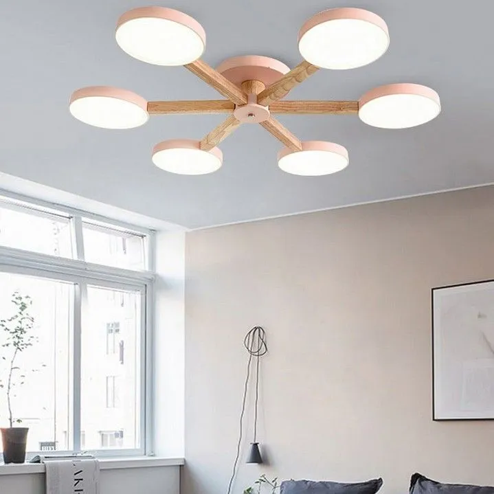 Люстра на штанге Imperiumloft TURNA Pink TURNA01