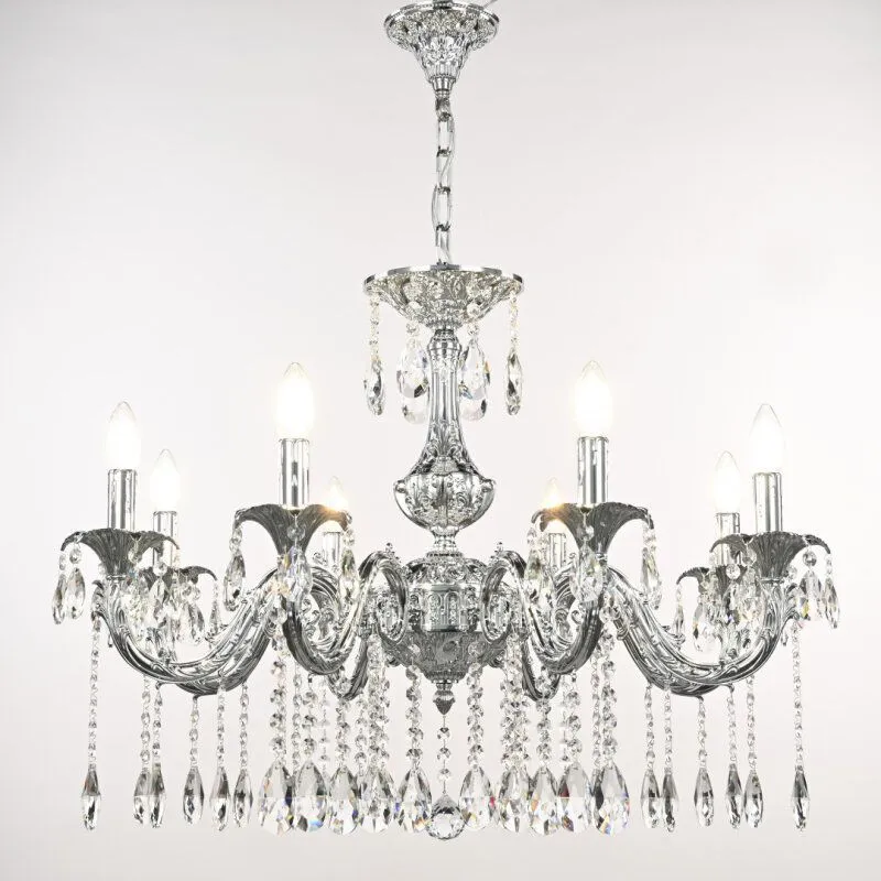 Подвесная люстра Bohemia Ivele Crystal AL7901 AL79101/8/250 A Ni