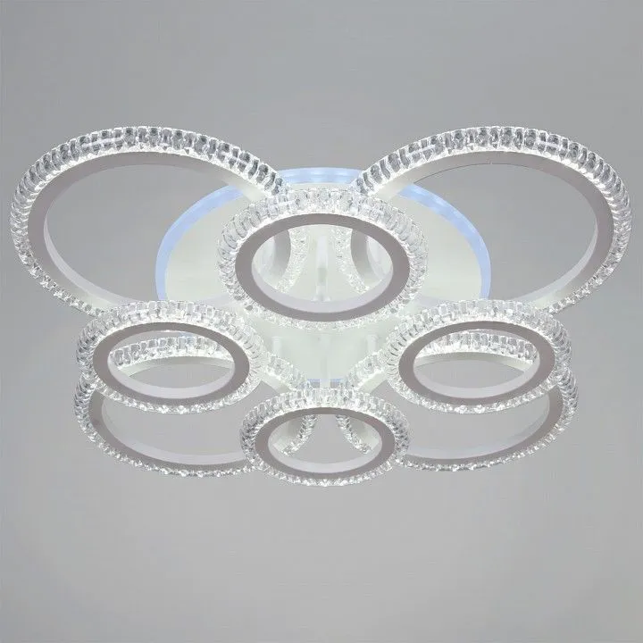 Потолочная люстра Reluce 36890 36890-0.3-4+4A WH (RGB)