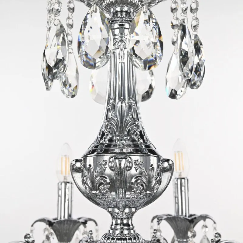 Подвесная люстра Bohemia Ivele Crystal AL7901 AL79101/10/250 B Ni