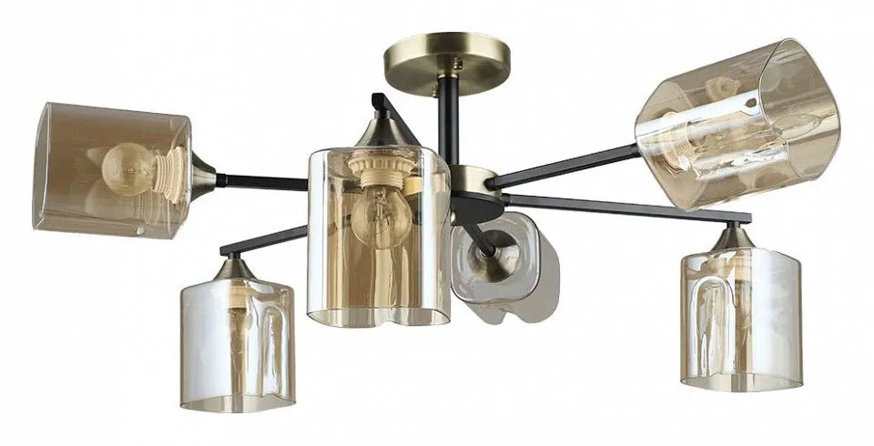 Люстра на штанге Arte Lamp Merci A4185PL-6BK