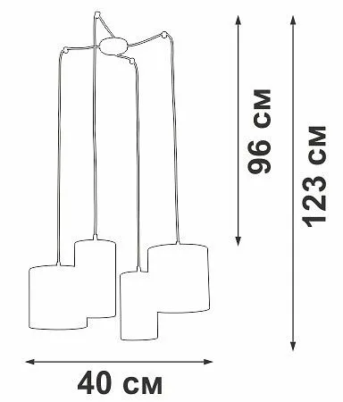 Подвесная люстра Vitaluce V3089 V3089/4S