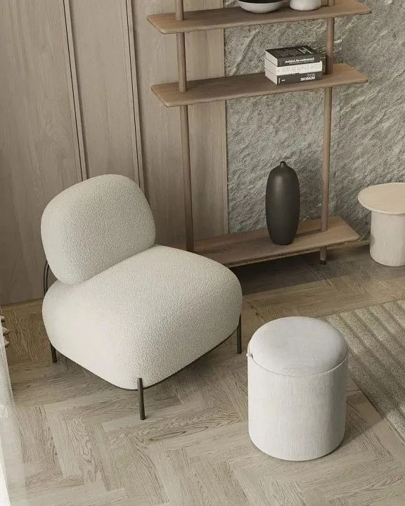 Кресло Stool Group Стоун vd-stone-milk, УТ000036909 Кресло Stool Group Стоун vd-stone-milk, УТ000036909