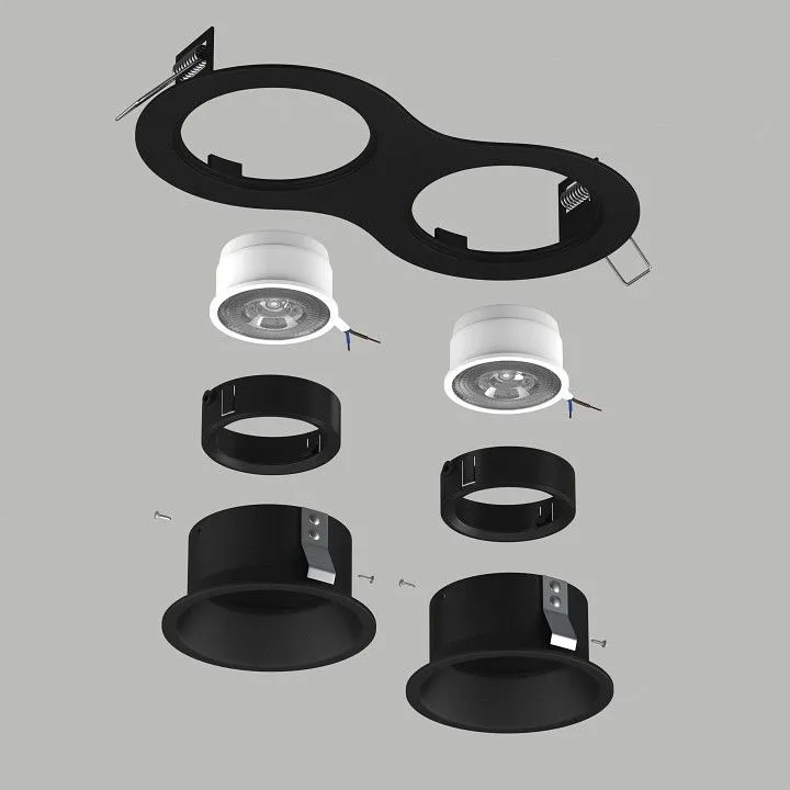 Встраиваемый светильник Lightstar Domino D6270707BMOD