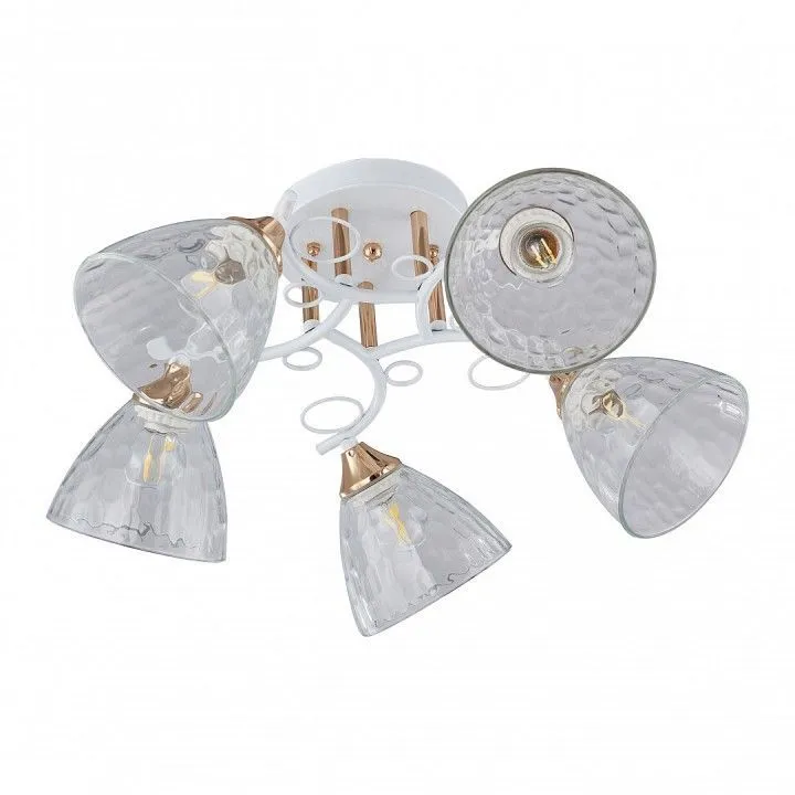 Потолочная люстра Arte Milano AMALFI-321395 321395/5A WH+FG