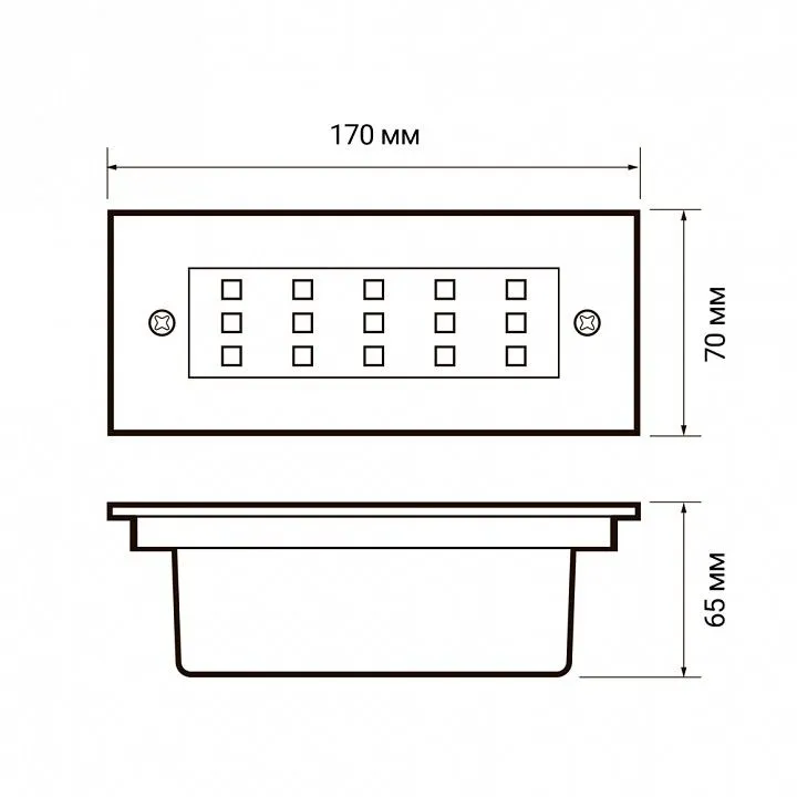 Встраиваемый светильник Jazzway  PWS/R S170070 3W 4000K 30° Сhrome IP65