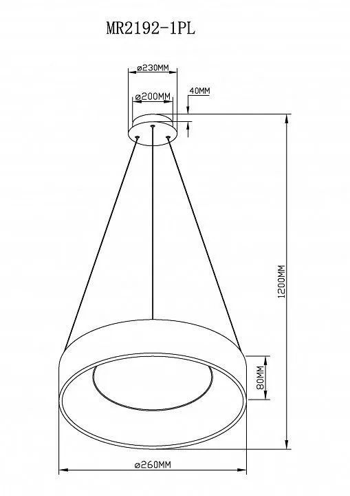Подвесной светильник MyFar Shannon MR2192-1PL Подвесной светильник MyFar Shannon MR2192-1PL