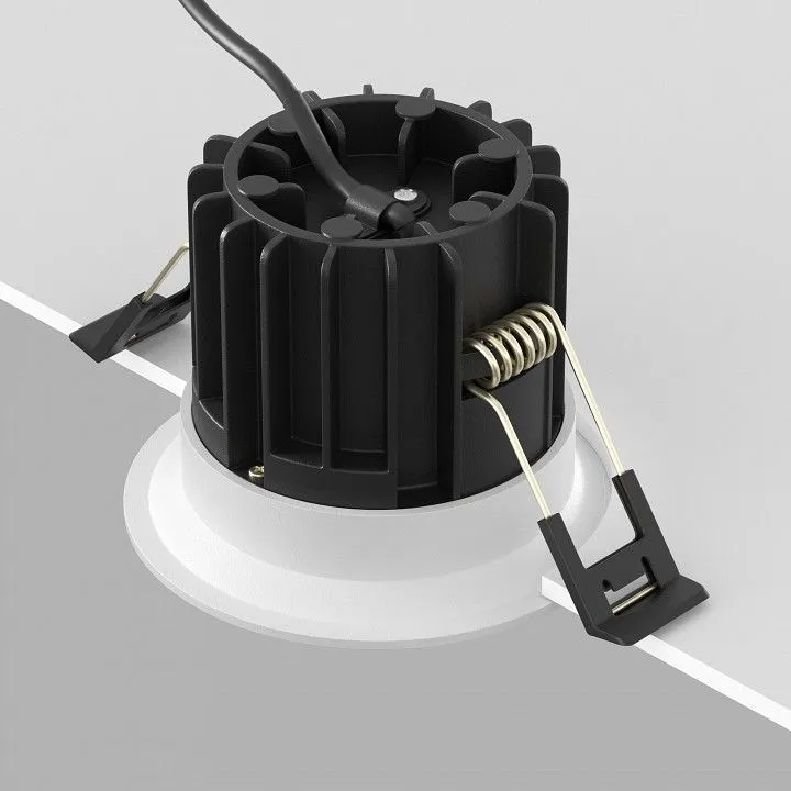 Встраиваемый светильник Maytoni Technical Раунд DL058-12W2.7K-W