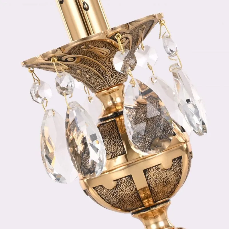 Настольная лампа декоративная Bohemia Ivele Crystal AL77 AL77500L/1-23 GB