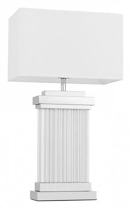 Настольная лампа декоративная LUMINA DECO Davos LDT 310 CHR+WT