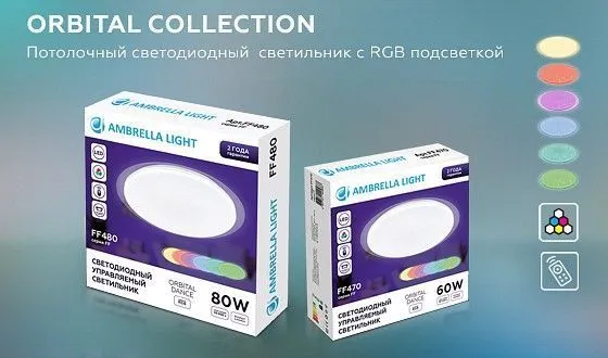 Накладной светильник Ambrella Light FF FF470