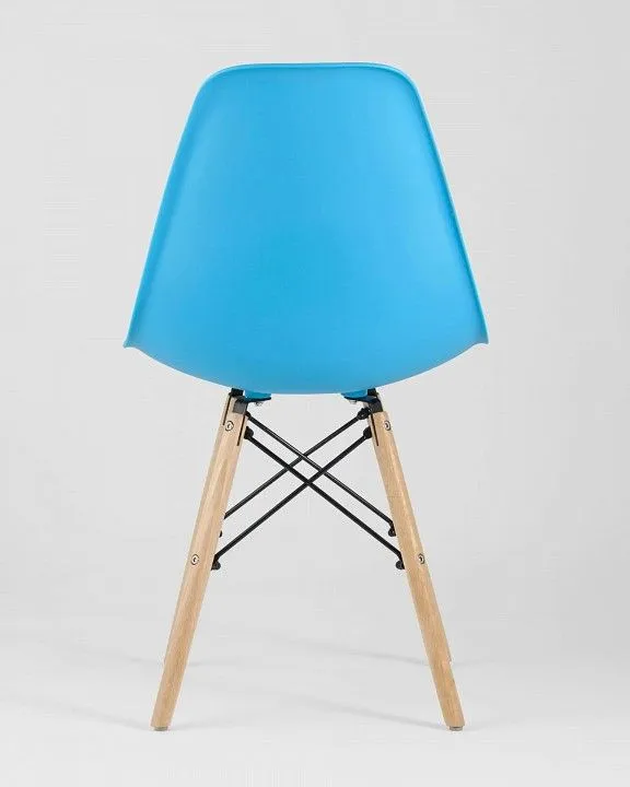 Набор из 4 стульев Stool Group Eames Y801 aqua X4, УТ000003476 Набор из 4 стульев Stool Group Eames Y801 aqua X4, УТ000003476