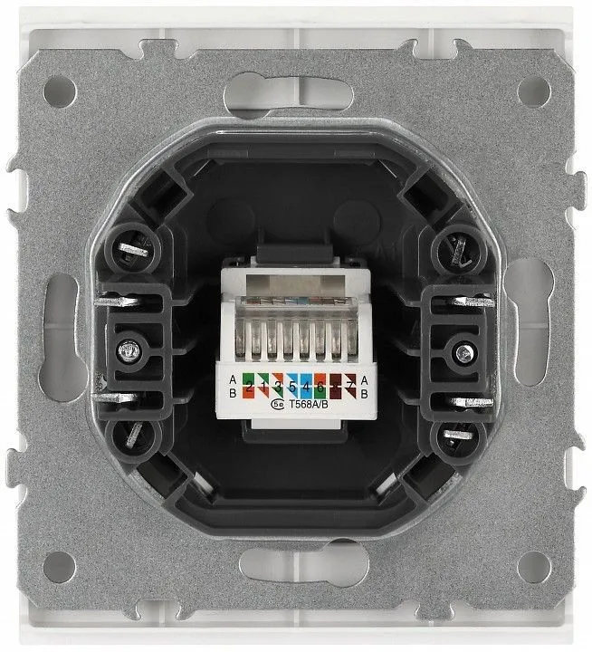Розетка Ethernet RJ-45 без рамки Эра Arktik Б0070481