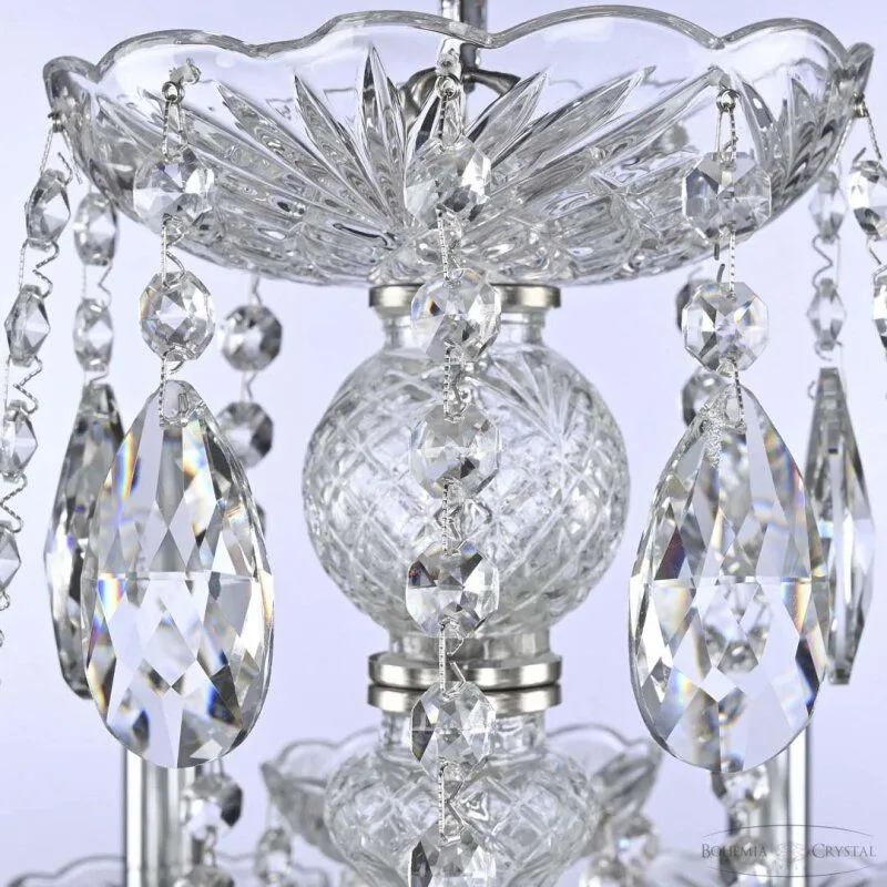 Подвесная люстра Bohemia Ivele Crystal 119 119/10+5/240 Ni