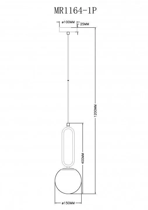 Подвесной светильник MyFar Pierre MR1164-1P Подвесной светильник MyFar Pierre MR1164-1P