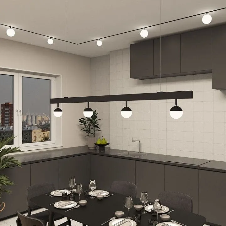 Светильник на штанге Denkirs SMART MOON DK8050-BK Светильник на штанге Denkirs SMART MOON DK8050-BK