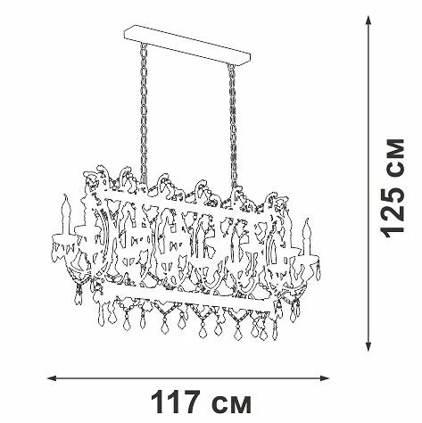 Подвесная люстра Vitaluce V5814 V5814-7/14