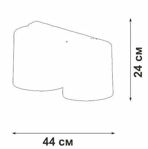 Накладной светильник Vitaluce V2882 V2882-1/2PL