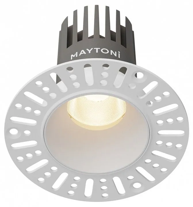 Встраиваемый светильник Maytoni Technical Омут DL119-10W-3K-TRS-W