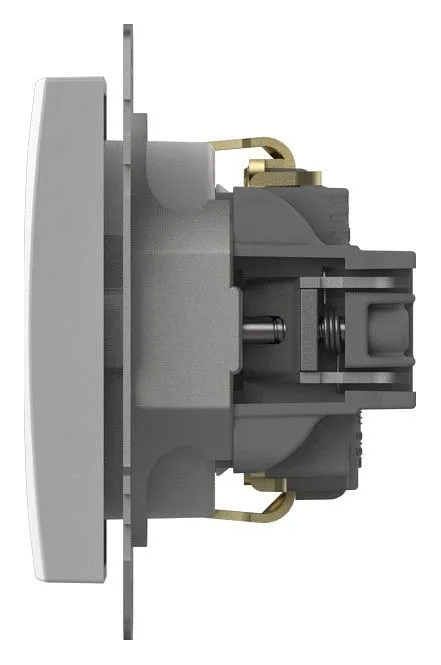 Розетка с заземлением, без рамки Elbi Eleсtriс Zena Vega 609-015600-217
