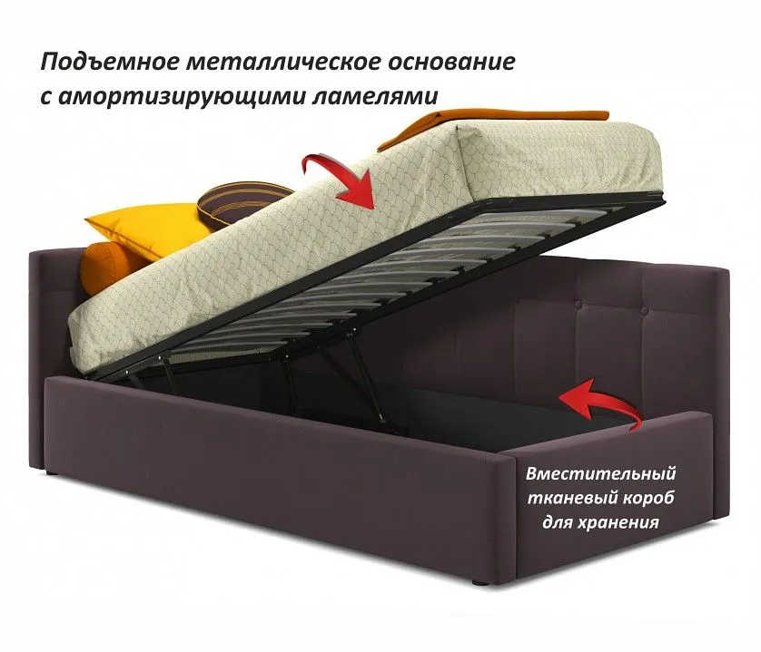 Кровать односпальная Bonna 2000x900
