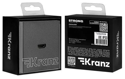 Розетка HDMI без рамки Kranz STRONG KR-78-0730-6