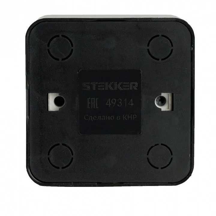 Розетка с заземлением Stekker София 49314