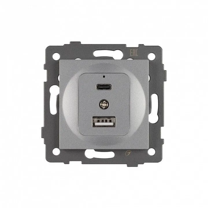Механизм розетки 2хUSB type A и C Arlight SCT 049840