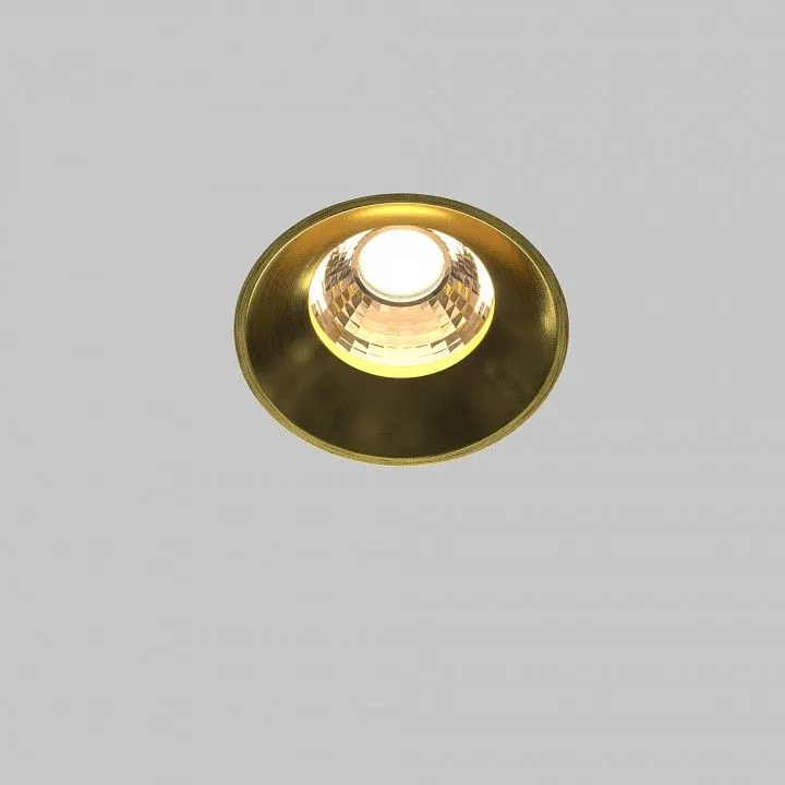 Встраиваемый светильник Maytoni Technical Раунд DL058-12W3K-TRS-BS
