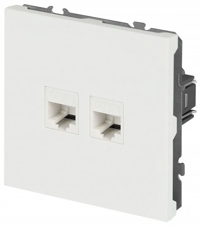 Розетка двойная Ethernet RJ-45 без рамки Эра Galaxy Б0070770